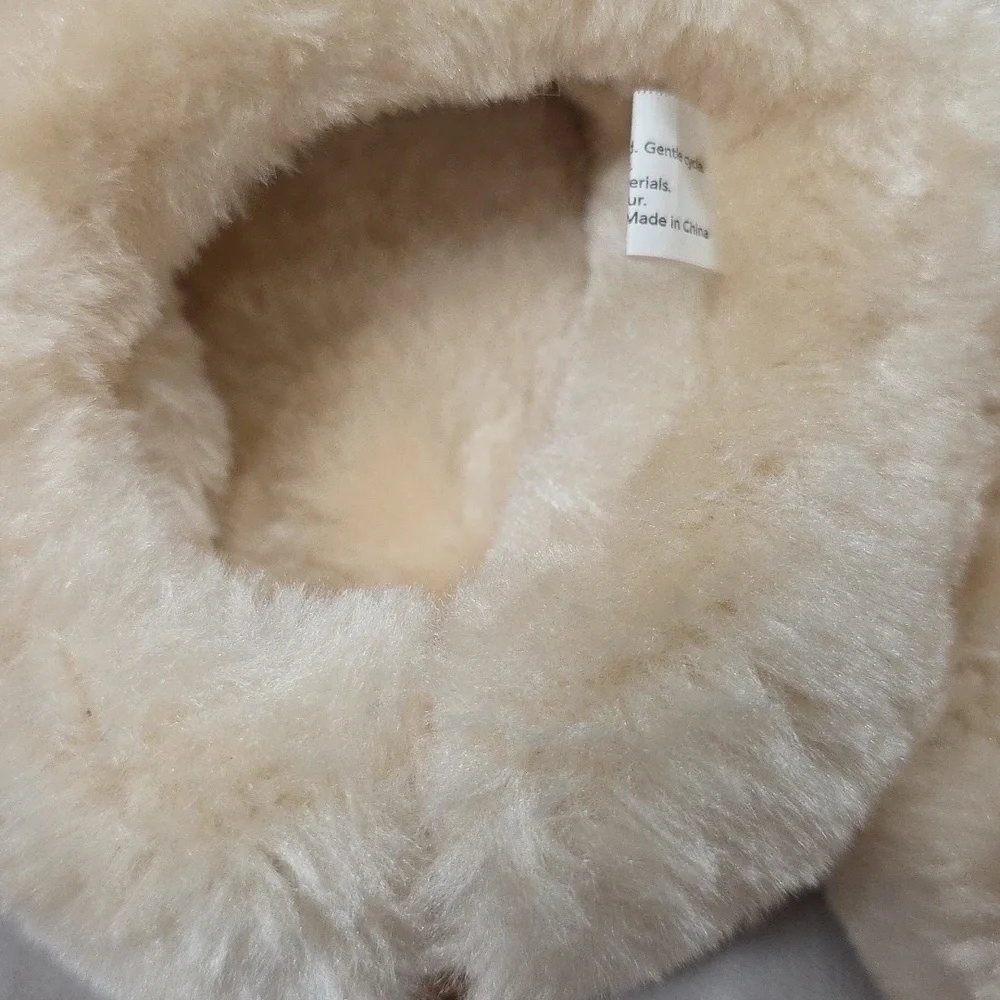 NWT Semary Kids Toddlers Memory Foam Faux Fur-Lined Slippers Sz EU 24.5/US 7.5-8